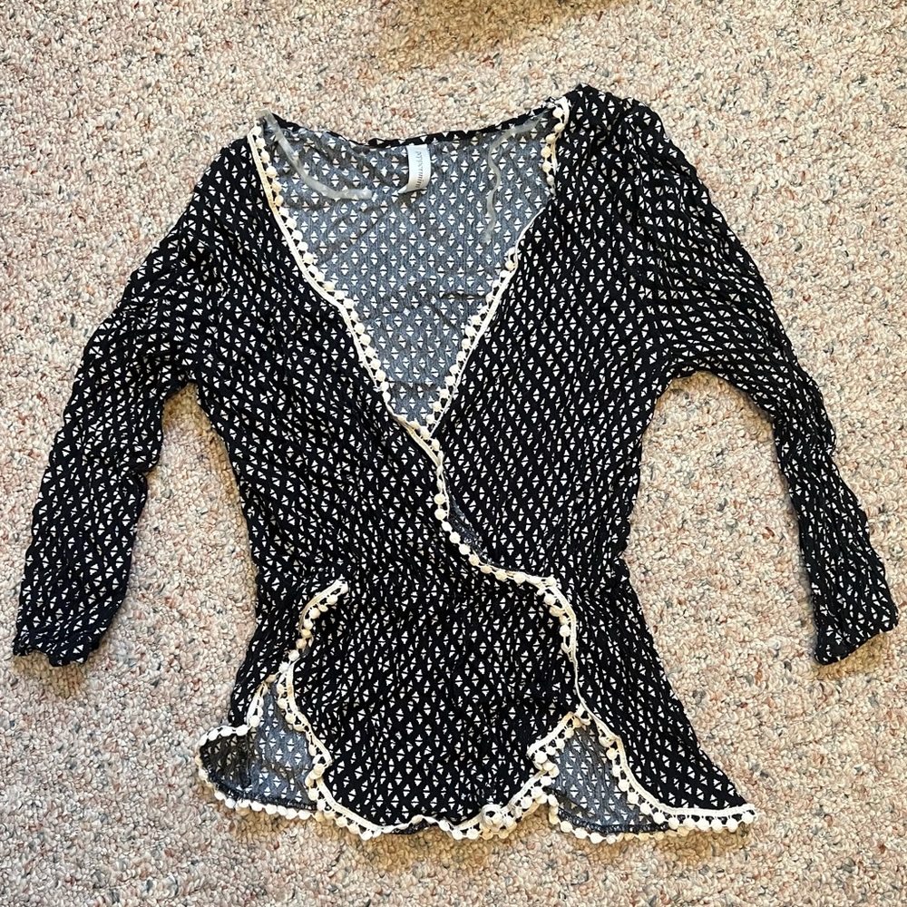 Wrap blouse